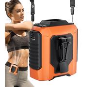 Portable Waist Fan, 5-Speed Belt Clip Cooler, Personal Hands- Air Device, Rechargeable USB Design, Lightweight Wearable Blower, Perfect for Camping, Walking, Outdoor Work, 10.2x9.3x6.3cm