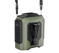 Portable Waist Fan, 5-Speed Clips On Belt Cooler, Personal Hands-Frees Airflow Device, Lightweight Rechargeable Design for Outdoor Work, Camping, Walking, Daily Use