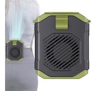 Portable Waist Fan, Belt Clip Cooling Device, Handheld Air Blower, Built-In Flashlight Feature, USB Rechargeable Power, Lightweight Design, Perfect for Hiking, Work, 3.7x2.68x4.45 inches