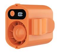 Portable Waist Fan Clip System, 5 Speed Rechargeable Air Blower Device, 15000RPM Strong Airflow Cooling Fan Unit, Hands Free Wearable Cooling Belt Blower, Outdoor Travel Summer Work Use