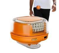 Portable Waist Fan - Rechargeable 360 Rotating for Personal Fan | Silent Airflow Design with USB Power, Bladeless Clip On Cooler, Wearable Cooling Device for Outdoor Travel Hiking Office Use