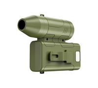 Portable Waist Fan - Wearable Rechargeable Personal Fan, Strong Airflow 6 Speed Cooling, Clip On Shirt Belt Fans with Light for Camping Hiking Backpacking | Hands Free Cooling Fans for Walking Travel