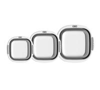 Portable Wash Basin - Foldable Dish Tub | Laundry Wash Bin for Clothes Washroom Fruit Foot Soaking Tub, Saving Design, Thermoplastic Rubber & PP, 3 Sizes 26cm 32cm 39cm