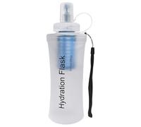 Portable Water Bottle 500ml Soft - - - Reusable Foldable Flask with Filter