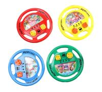 Portable Water Ring Game Toy - Retro Classic Handheld Puzzle Console, Childhood Nostalgic Hoop Challenge, Simple Press Button Skill Games, Fun Stress Relief | For Kids Boys Girls Adults Travel School