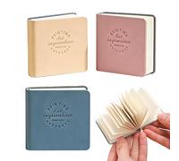 Portable Watercolor Journal, Cold Press Paper Pad Set, 2 Inches Mini Watercolor Journal, 3 Piece Paper Pad with Thick Pages, Sketchbook with Travel Friendly Design, for Kids Teens Artists Beginners