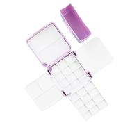 Portable Watercolor Palette, Small Sealing Palette, Compact 24 Grids Paint Tray, Leakproof Paint Storage Box, Durable Watercolor Organizer, Perfect For Outdoor Painting And Travel-FriendlyArt Projects