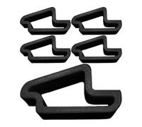 Portable Window Stoppers, 5 Pieces Anti-Pinch Doorstop, Window Restrictor with Safety Grip, Door Stopper with Non-Slip Base, Home Security Accessory for Workplace Apartment Basement Balcony