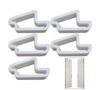 Portable Window Stops, Anti Pinch Doorstop, 3 Inches Window Restrictor with Safety Feature, Stopper with Non-Slip Grip, Home Security Hardware Easy Install Design, Workplace Apartment Basement