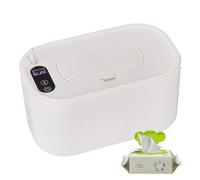 Portable Wipes Dispenser, Large Capacity Wipes Dispenser, Electric Wipes Warmer, Usb Wipe Warmer, Digital Wipe Heater, Travel-Sized Wipe Heater, Adjustable Diaper Warmer for Travel & Car