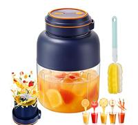 Portable Wireless Juicer Cup, Portable Juicer Blender 28/45 Oz with 38 Stainless Steel Blades, USB-C Rechargeable Smoothie Maker for Fruits, Shakes, Travel,Gym (Blue,1300 ml / 45 oz)