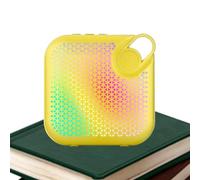 Portable Wireless Speaker, Compact Desktop Audio, Speaker with RGB Light, Lightweight Battery, Clear Stereo Sound for Home, Travel, Beach, Shower, Party and Camping Use