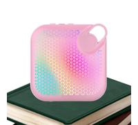 Portable Wireless Speaker, Compact Desktop Audio, Speaker with RGB Light, Lightweight Battery, Clear Stereo Sound for Home, Travel, Beach, Shower, Party and Camping Use