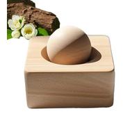 Portable Wooden Diffuser, Round Ball Silent, with 4.55cm/1.77in Lightweight Quality Design Unit, Easy Use Gear, Natural Aromatherapy Decor, for Home Office Meditation Space Indoor Use