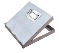 PortableHatch Cover - Tapa de acceso de metal con mango oculto para estacionamientos/autopistas/escuelas, 30 cm (12 pulgadas) cubierta de pozo y cura.