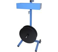 Portabobinas para cinta de PP ratioform, para rollos cortos, anchura de cinta de 13 - 16 mm