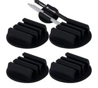 Portabolígrafos para Portapapeles - Soporte De Mesa De Silicona Autoadhesiva Con 3 Ranuras Multifuncional,PortaLápices de Escritorio - Para Clima Quente Caminhadas Aventuras Viagens À Praia Viagem Fam