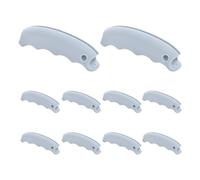 Portabolsas de mano - 10 soportes de agarre de silicona, soporte de asa de | Asa ergonómica de silicona de tamaño de bolsillo para levantar bolsas de la compra, equipaje, entregas, viajes, picnic