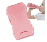 Portabolsas para bebé sin apretar, portabolsas para niños pequeños,Soporte seguro para bolsas de alimentos prueba de apretar - Soporte de bolsa para autoalimentación, prevención de desorden, caja de