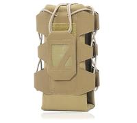 Portabote MOLLE de Nylon 500D con Cierre Abierto, Bolsa Táctil Ajustable para Correas de Mochila y Equipamiento Outdoor(Color-10)