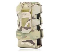 Portabote MOLLE de Nylon 500D con Cierre Abierto, Bolsa Táctil Ajustable para Correas de Mochila y Equipamiento Outdoor(Color-1)