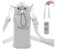 Portabotellas de agua con correa de transporte, ajustable para todo tipo de clima, bolsa de transporte con correa, para viajes, senderismo, gimnasio, escuela, camping, viajes, niñas, adolescentes