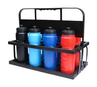 Portabotellas de agua deportivas, cady, soporte para botellas de agua, soporte para botellas de agua | Portabotellas deportivas con capacidad para hasta 8 botellas, estante de transporte de equipo