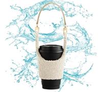 Portabotellas de Agua - Portavasos Aislado, a Prueba de Fugas, portátil antiquemaduras para Viajes, térmica Multiusos para Actividades al Aire Libre con Asas cómodas