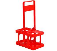Portabotellas de leche de vidrio para colector, soporte plegable para cerveza, estante de mano para bebidas | 2 botellas de whisky y vino, organizador de cerveza de picnic de viaje para reuniones al