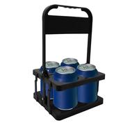 Portabotellas de leche - Portabotellas plegable con 4 compartimentos | Cesta de cerveza portátil, portavasos para deporte, fitness, ciclismo, entrenamiento en gimnasio, viajes