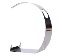 Portabotellas de vino de acero inoxidable moderno y elegante | Soporte de vino retro para bar, para comedor, almacenamiento en casa, colección, bar, salón, cocina, entretenimiento