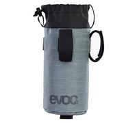 Portabotellas EVOC MULTI HOLSTER, color acero | Portabotellas para bicicleta, accesorio para botellas de hasta 0,75 l, acolchado aislante, fijación multifuncional
