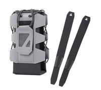 Portabotellas MOLLE de Apertura Superior para Exteriores, Bolsa Táctica Ajustable para Mochila con Correa de Nailon 500D(Color-4)