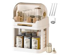 Portabotellas para niños pequeños con tapa, secador de botellas para niños pequeños con tapa - Escurridor de almacenamiento de botellas con tapa | Caja de almacenamiento de biberones para todo p