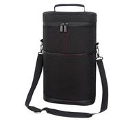 Portabotellas para vino - Bolsa para vino aislada, protección para vino aislada de tela Oxford, bolsa de transporte aislada para botellas de vino, bolsa térmica para barril portátil bolsa térmica