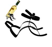 Portabotellas,Portabotellas de Metal Diseño Perro Abstracto | Expositor De Vino | para Hogar Cocina Comedor Bar Despensa Recepción