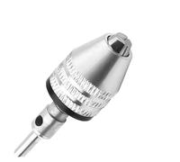 Portabrocas Adaptador de destornillador de impacto, portabrocas sin llave, micromotor eléctrico, abrazadera de vástago hexagonal de 6,35 mm(0.3-3.6mmB)