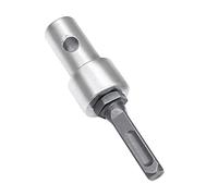 Portabrocas adaptador, vástago redondo, caracol de jardín, a rosca de 1/2 pulgadas, apto para portabrocas con batería con cable, apto para portabrocas con batería con cable
