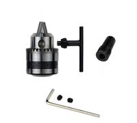 Portabrocas B12 con llave, rango de sujeción de 1,5-10 mm, para adaptador de máquina CNC para fresadora, torno, prensa de taladro y máquina de carpintería, juego de 4 piezas, eje de portabrocas de 8