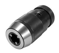 Portabrocas B22 ligero sin llave de 5 a 20 mm con cierre automático para fresado CNC, herramienta de torno, portabrocas