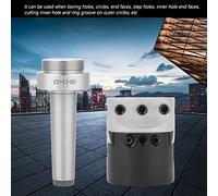 Portabrocas Cónico MT3 M12 Soporte MT3-M12, Portabrocas Cónico Soporte MT3 M12, Adaptador de Eje Frontal Herramientas de Fresado CNC Cabezal de Mandrinado de