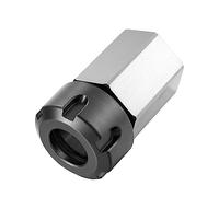 Portabrocas cuadrado ER25 ER32 ER40 bloque de portabrocas de acero duro hexagonal ER resorte para torno CNC, grabado, máquina de corte (Hexagón, ER25)