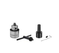 Portabrocas de 0,6-6mm, 0,3-4mm, 1,5-10mm, adaptador JT0 B10 B12, biela de 4/5/6/8/10/12mm, manga de eje, acoplamiento de acero y cobre, 1 Uds. (Color : JT0 chuck and 4mm)