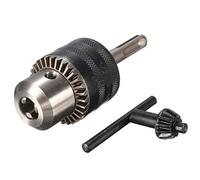 Portabrocas de 1,5 a 13 mm, 1/2-20UNF, destornillador de martillo rotativo, adaptador de destornillador de impacto + llave + vástago SDS herramienta de soporte para máquina de grabado de herramientas