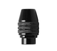 Portabrocas de 3 mordazas con rango de sujeción de 0,3-3,2 mm, accesorio de cambio rápido con rosca de 7 x 0,75 mm, acero al carbono tratado térmicamente para amoladora