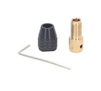 Portabrocas de 3 mordazas |Pinza autoajustable |Varilla de extensión |Juego de llaves hexagonales para taladro eléctrico |Herramienta rotativa |Varilla de latón (Agujero de 2,0 mm)