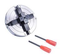 Portabrocas de 4 mandíbulas de 100 mm, 4 mandíbulas, autocentrado, mandril de torneado de madera, accesorios para máquina herramienta