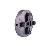 Portabrocas de acero de 150 mm, 4 mandíbulas, torno manual de carpintería, autocentrado, rosca de 1 pulgada, 8TPI