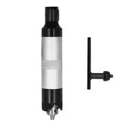 Portabrocas de acero inoxidable de 0,3 a 4 mm, mango de máquina de eje flexible con llave para amoladora colgante, molinillo de mesa, color negro