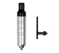 Portabrocas de acero inoxidable de 0,3 a 4 mm, mango de máquina de eje flexible con llave para amoladora colgante, molinillo de mesa, color plateado